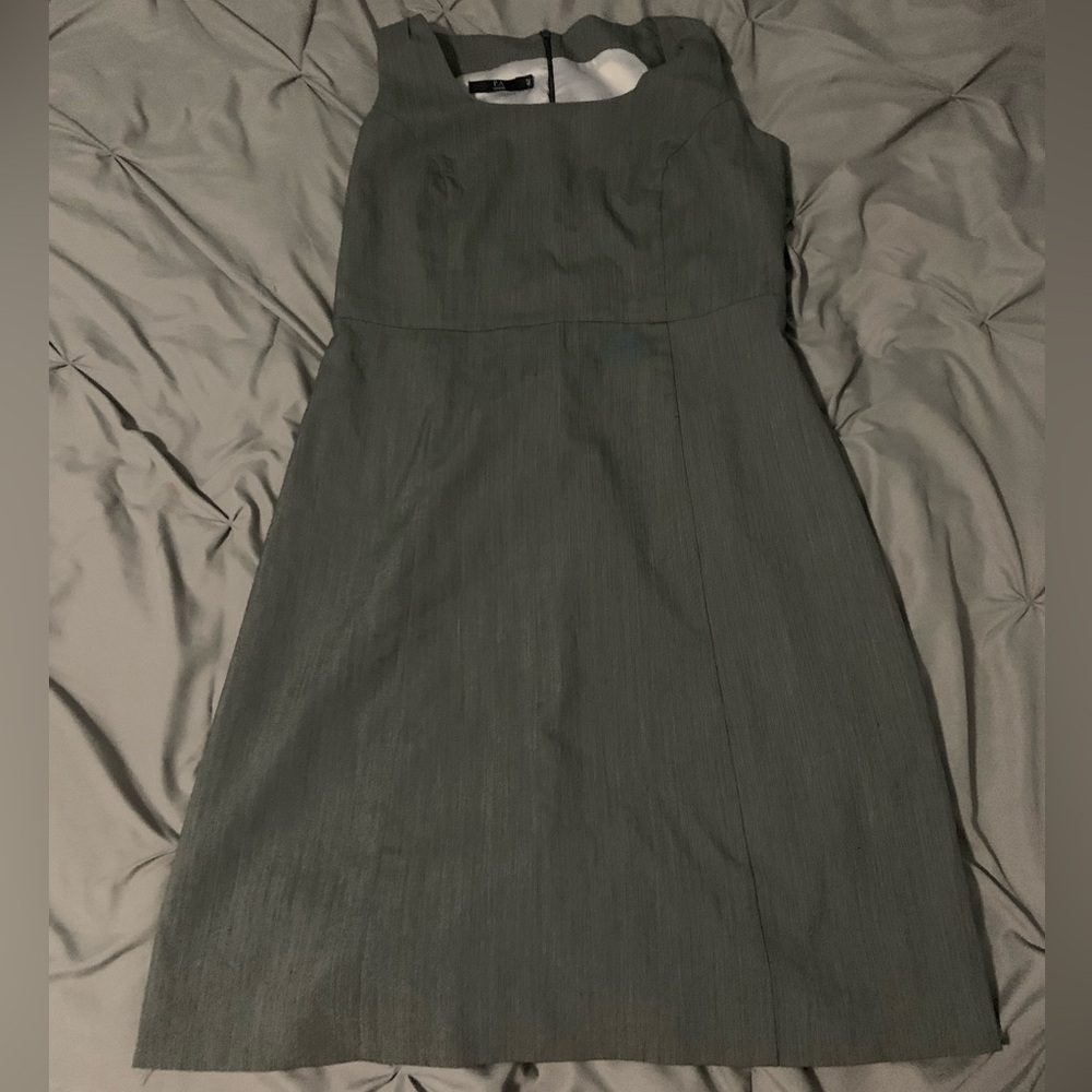 Grey midi dress #mididress
